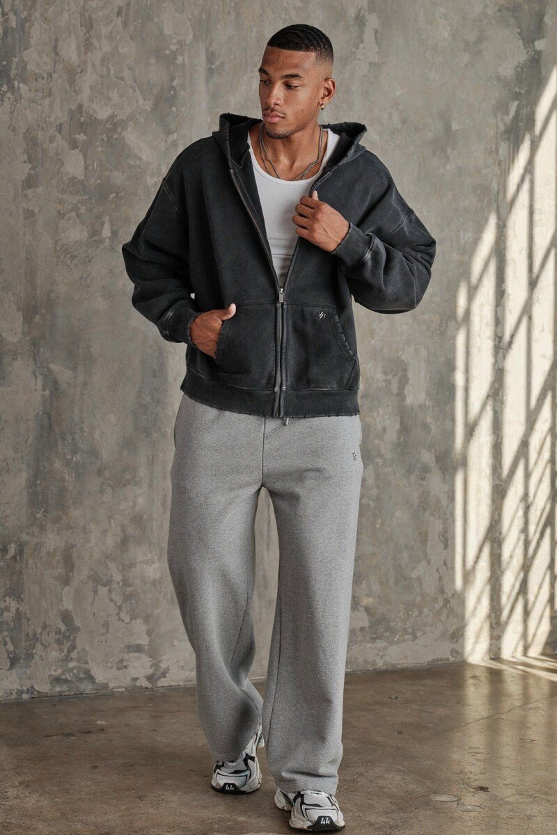 YoungLA Jogger Gris Basico