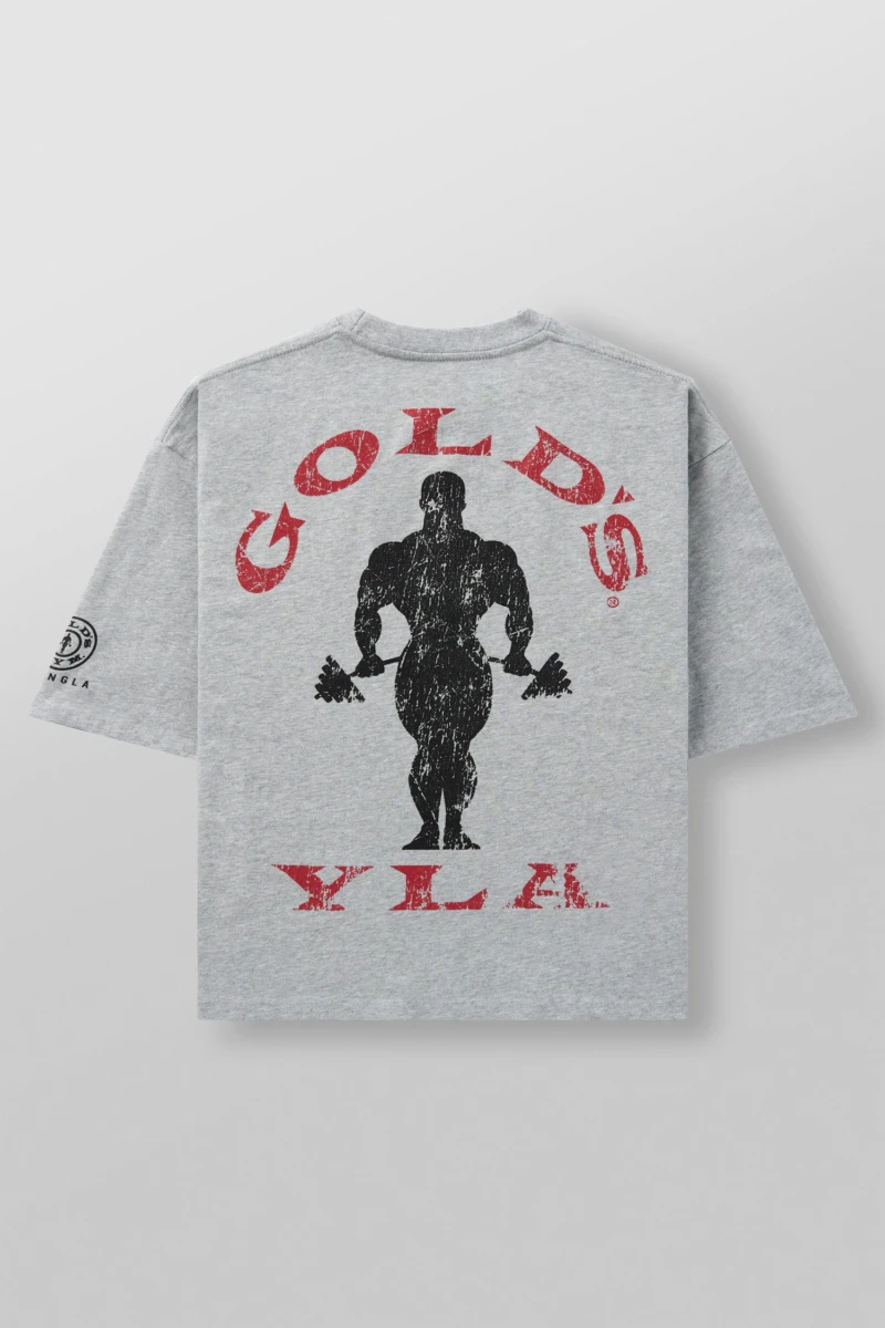 YoungLA x Golds Gym Playera Gris Clásica