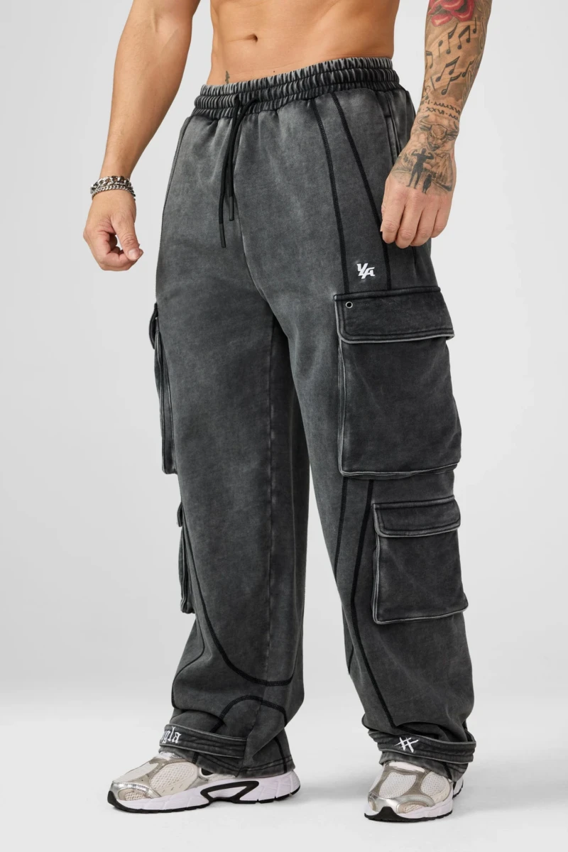 YoungLA Jogger Cargo Negro