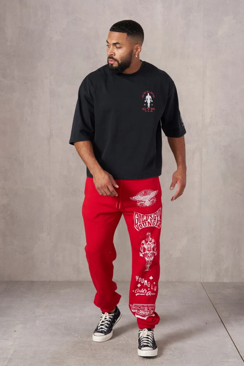 YoungLA x Golds Gym Playera Negra