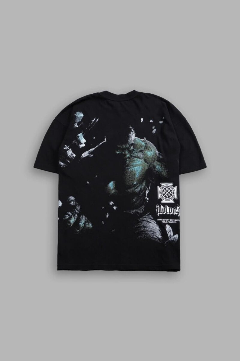 Darc Sport x Marvel Playera Negra Hulk
