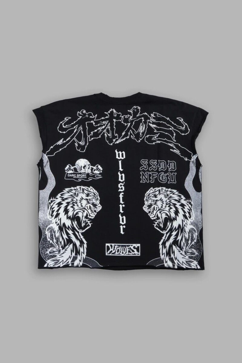 Darc Sport Musculosa Negra Wolves