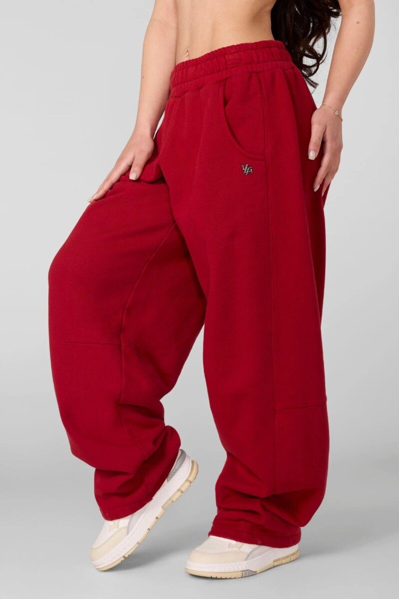 YoungLA For Her Pants Wide Leg Rojo