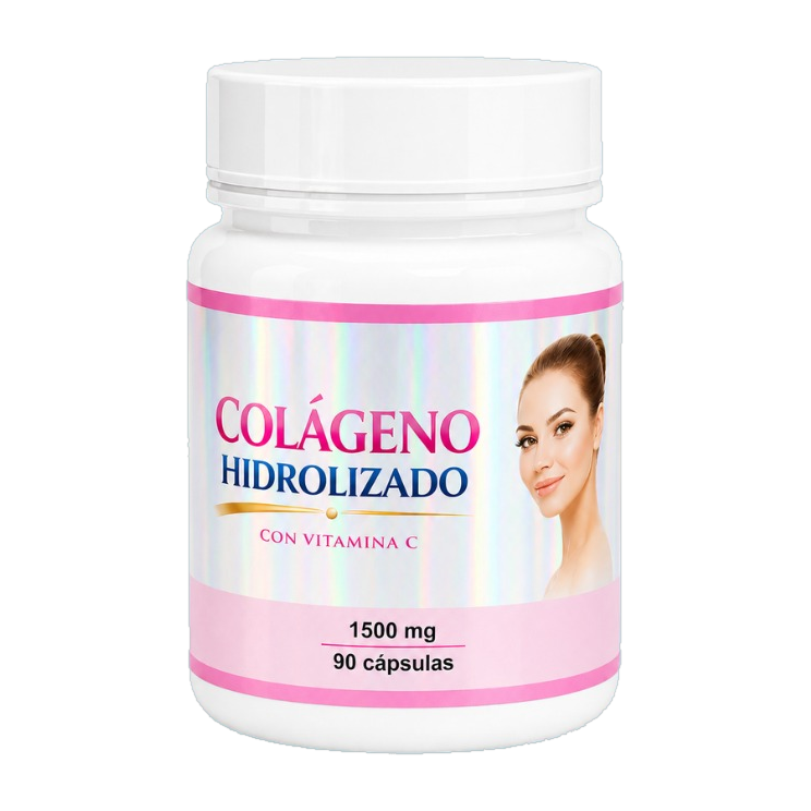 Colágeno Hidrolizado con Vitamina C – 90 cápsulas