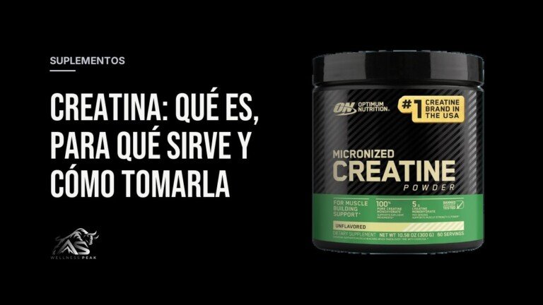Creatina: qué es, para qué sirve y cómo tomarla