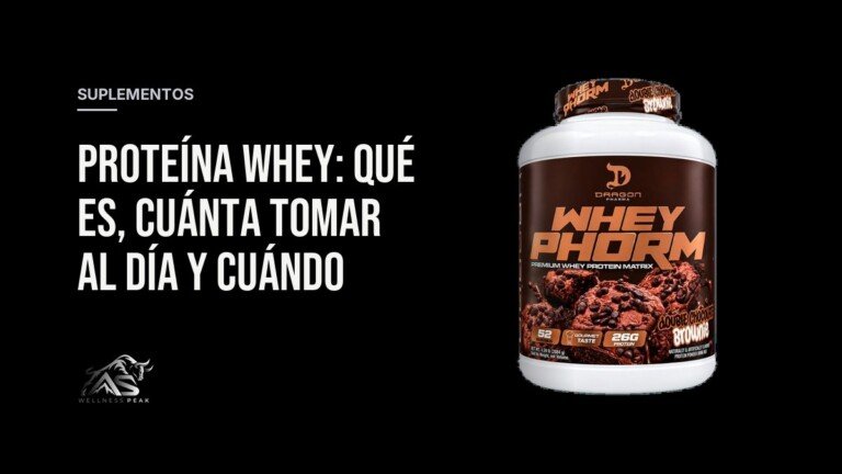 Proteína whey: qué es, cuánta tomar al día y cuándo