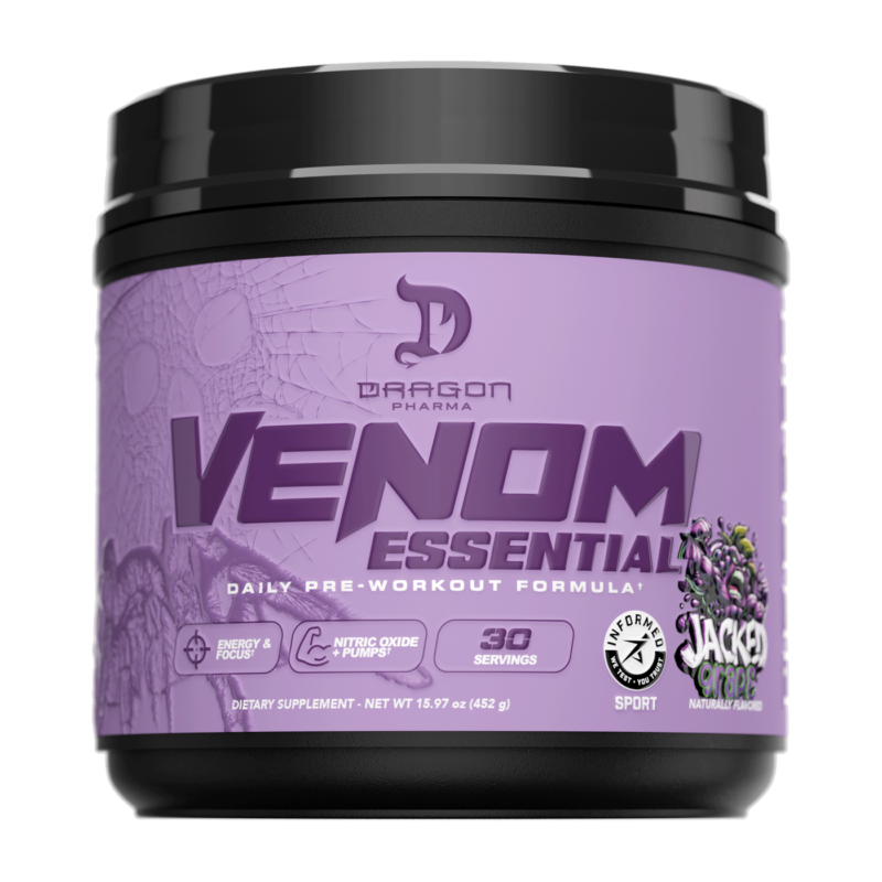Preentreno Dragon Pharma Venom Essential – Uva