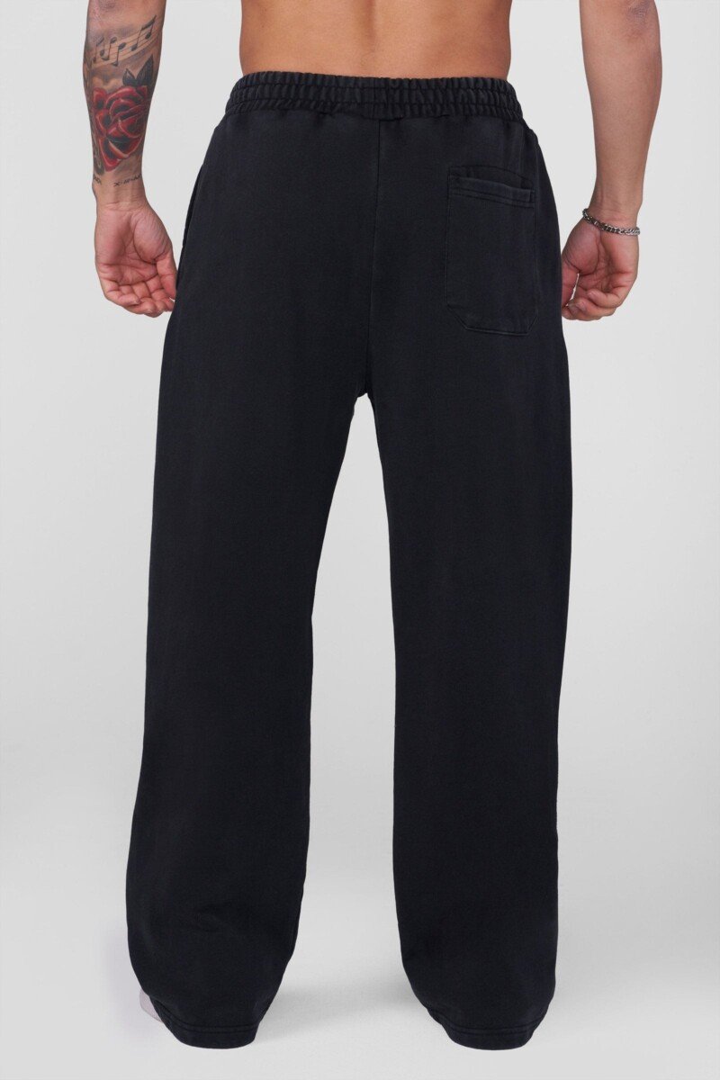 YoungLA Pants Divine Negro Deslavado