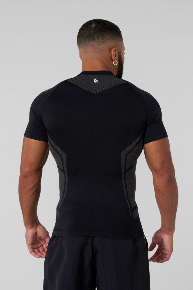YoungLA Playera de Compresión Warrior Negra